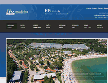 Tablet Screenshot of maslinica-rabac.com